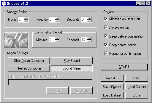Snooze Screen Shot