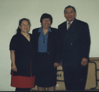 SACK Founders: Susan Lum, Donna Dong, & Dick Hom, at SACK 30th Anniversary celebration