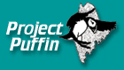 Puffin Over The State Of Maine : The Puffin Project Logo