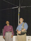 Shaikh (VU2 SDU) with Dan Morenz (KF4 RVQ) at my qth