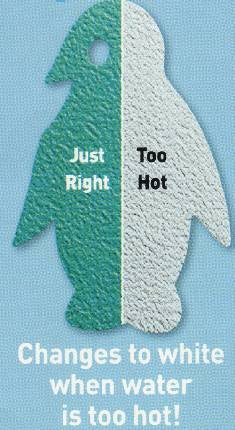 Heat Sensitive Bath Stickers - for temperature control, stop falling, and interesting shapes for baby too!