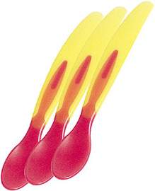 Tommee Tippee Heat Sensitive Baby Spoons - 3 per pack