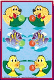 Shoes Clues - Stickers that help teach kids their left and right feet - Patented sticker adhesives that dont come off easily!!
