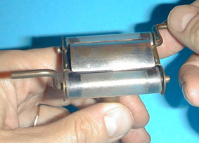 Sharpy stropper in use.