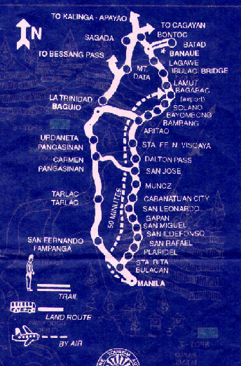 qc to banaue map
