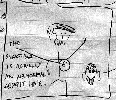 adolf hitler as a stickman
