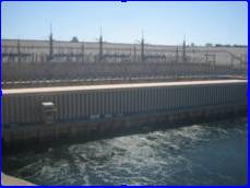 The hydroelectric power station of Aswan Dam, Egypt