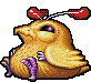 King Rappy a dumb ass bird from Phantasy Star 4.