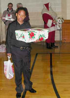 Each child was given enough for two handfulls.