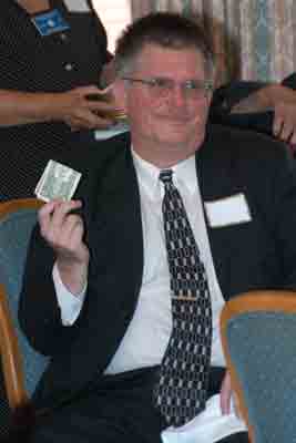 Since this was a regular club meeting, fines were levied rather liberally, as was the case for our longtime treasurer Lion Matt Sujkowski.&nbsp; Few felt sorry for Lion Matt as he was simply returning some of the money he earlier won in the 50-50 drawing.