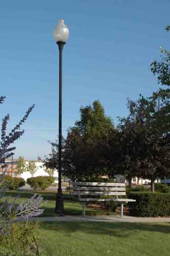 The park is often used by business people as a place to enjoy their lunch break.