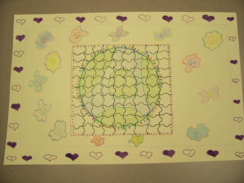 Saginaw Downtown Lions Club Peace Poster Contest 1st Place Winning Entry