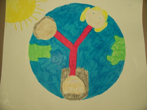 Saginaw Downtown Lions Club 2005-06 Peace Poster Contest 1st Runner Up Entry