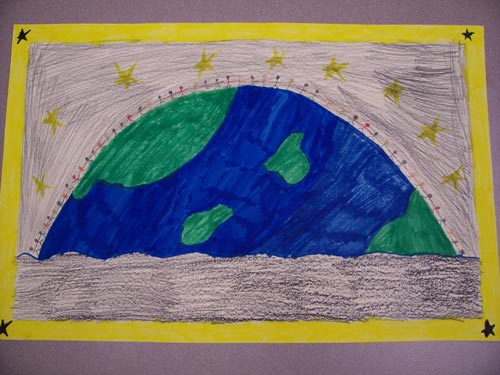 Saginaw Downtown Lions Club 2005-06 Peace Poster Contest 2nd Runner Up Entery