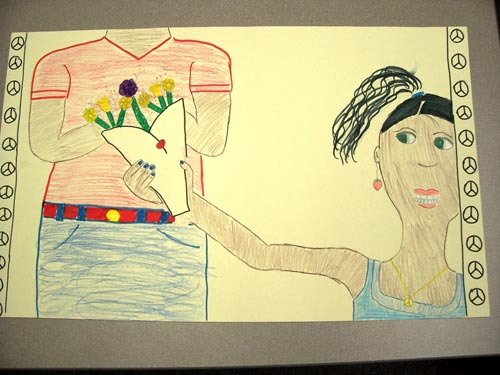 Saginaw Downtown Lions Club 2005-06 Peace Poster Contest 3rd Runner Up Entery