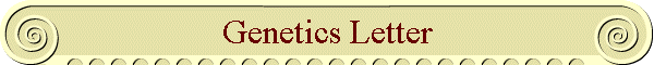 Genetics Letter