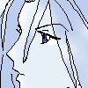 sephiroth in blue :D i just love his hair