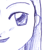 you must've wondered how i look like ne? well, here i am anime style ^^,