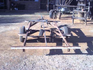 Caravan Chassis upon Arrival