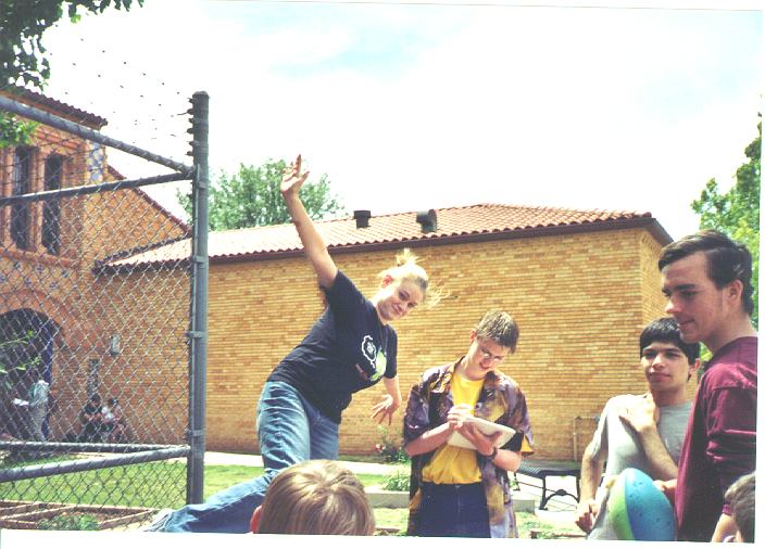 it's BrittBritt! falling! lol, nah, she didn't fall