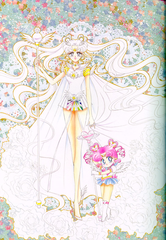 Sailor Cosmos and Sailor Chibi Chibi