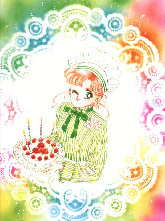 Makoto and a cake she made
