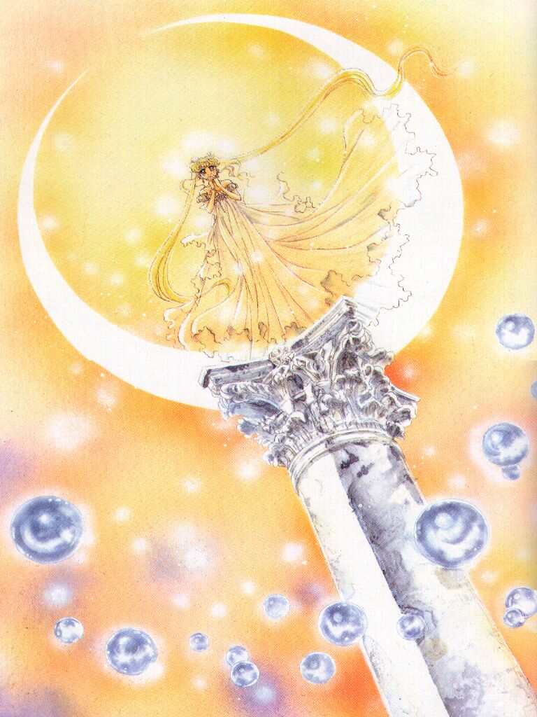 Princess Selenity on the moon