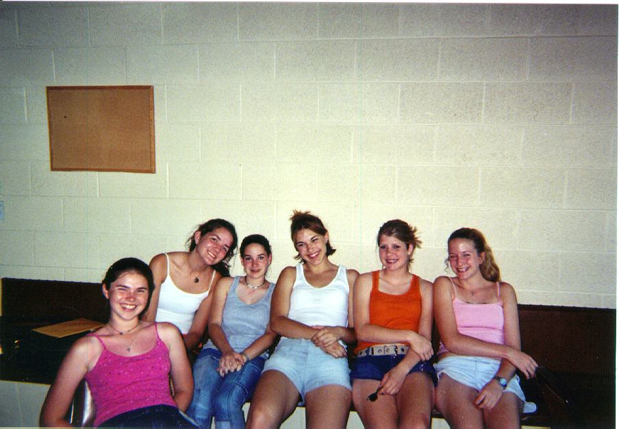 caitlyn, anne, me, lora, laura, and kate
