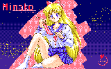 Minako in her socks. No, that's not ALL she's wearing, ya pervert.