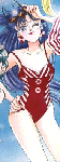 Rei in a cute bathingsuit!