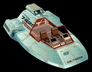 Int�rieur d'un Shuttlepod de Type 18