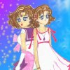 A double pic of Sailor Myrkr and Chikako