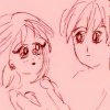 Chikako and her Prince.... still a ways in the future