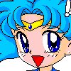 Sailor Sapphire and her cat, Crystal - Made by Adopt-A-Sailor