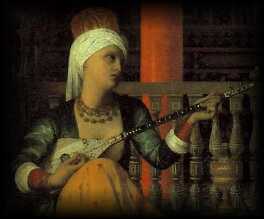 The Inspired Slave (from Ingres' Odalisque and Slave, modified)