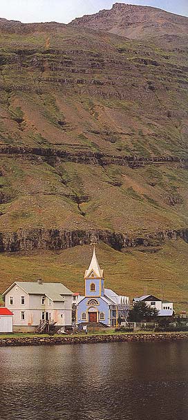 The Blue Church at Sej�isfj�r�ur