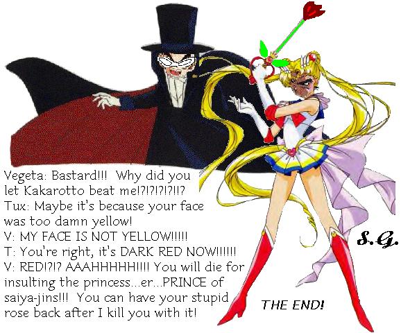 You go red-faced girl!