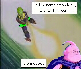 Pickle-O is here to save the day from 'evil' pink things!