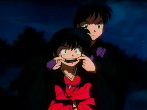 miroku makes inu smile!