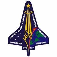 STS-107 patch