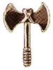  zweischeidige Axt (Doppelaxt)