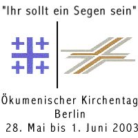 Logo des komenischen Kirchentages 2003 / Berlin