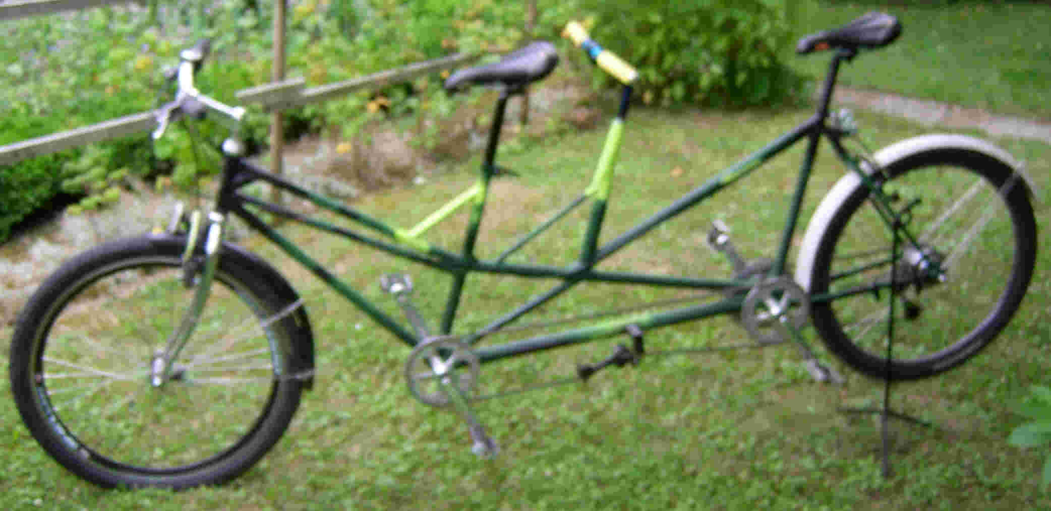 fahrbereites Tandem
