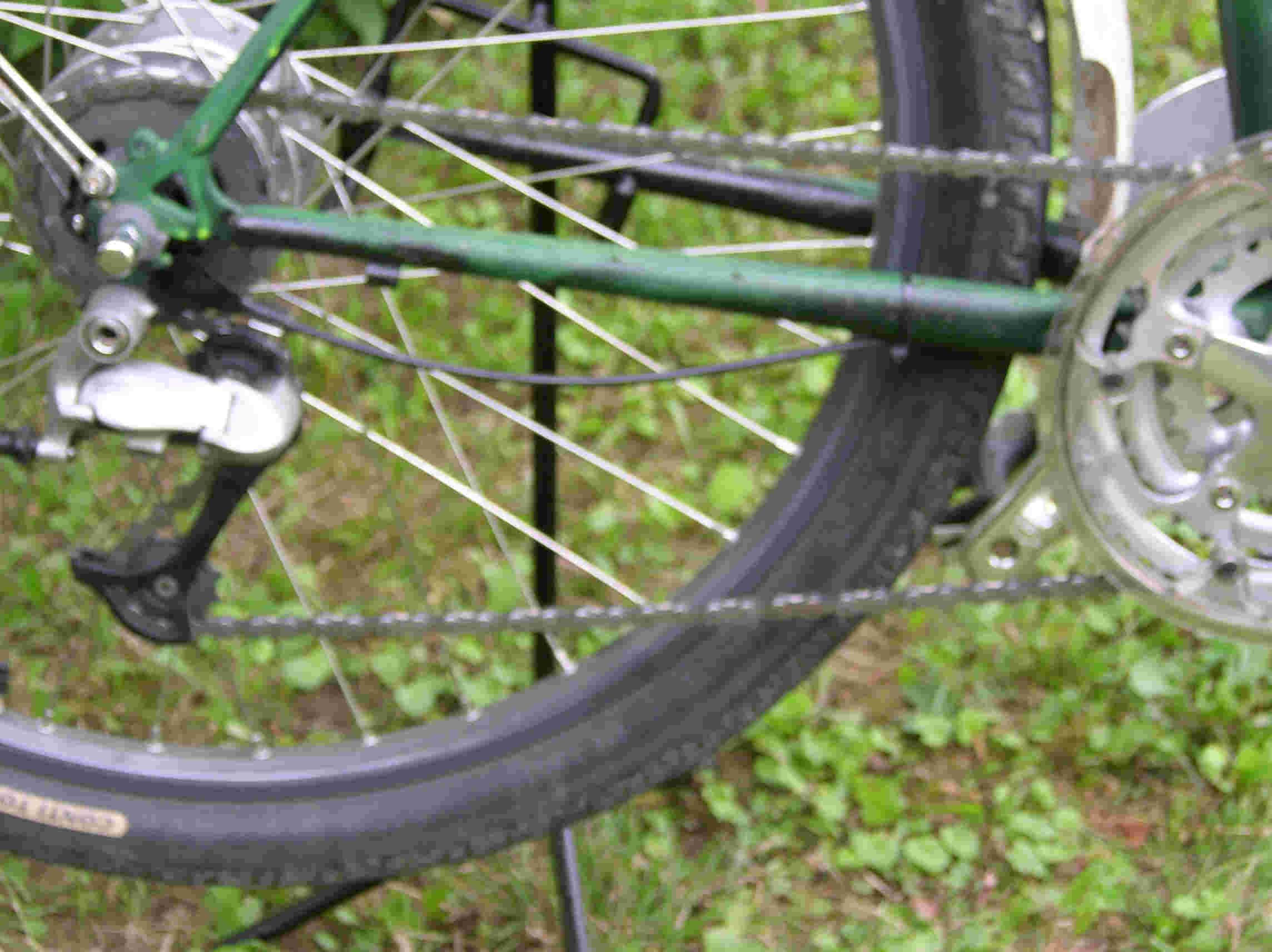 hinterer Teil meines Tandems