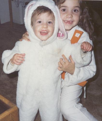 My sis and my lil Bro... Isn't he cute? What happened.......?