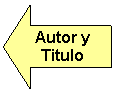 Flecha derecha: Autor y Titulo