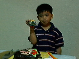 RC with his  B-day cake