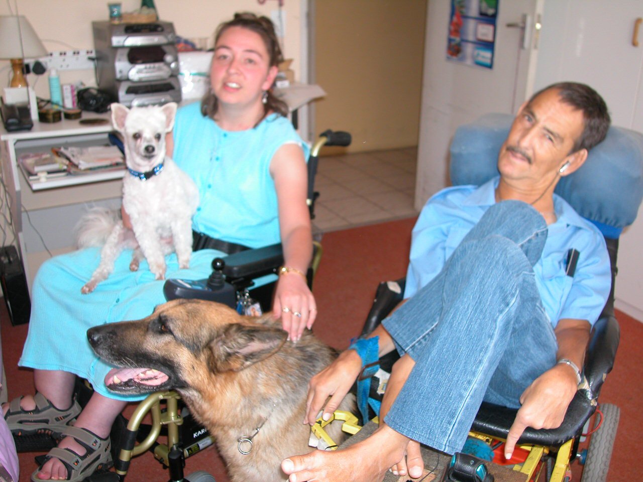 Cheryl & Tertius with Xanto and Pippin