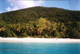 The beaches of St John, Virgin Islands.