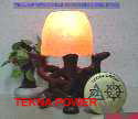 Tea Lamp on small wooden camel stand